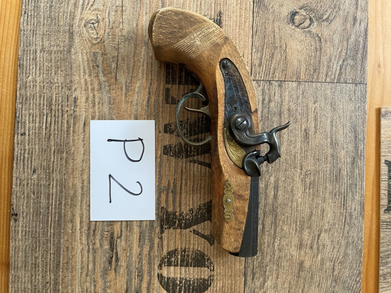 Pistole Vorderlader Perkussion Derringer – immagine 1