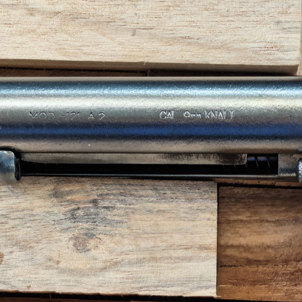HS 121 A2 Schreckschuss Revolver PTB 16-70 1873 Cattleman Stahlrahmen Ganzstahl – Bild 3