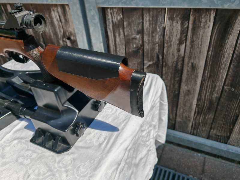 Feinwerkbau 150 Match-Luftgewehr Kal. 4,5mm | Neue Dichtungen (grün) | Custom 3D-Schaftbacke – Bild 2