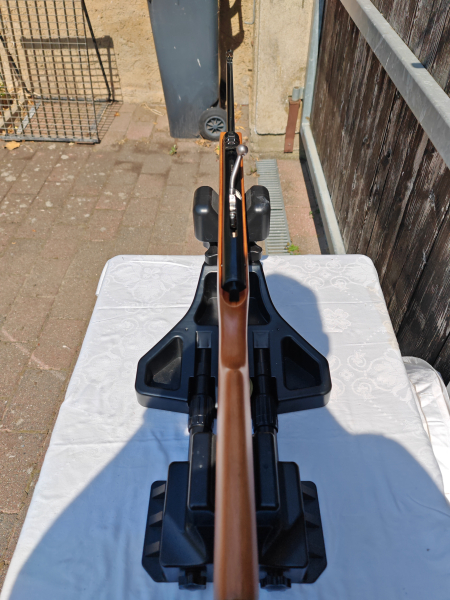 Haenel Mod. 310 Repetiergewehr Kal. 4,4mm | Frisch restauriert, geölt & neu brüniert + 12er Magazin – imaginea 3