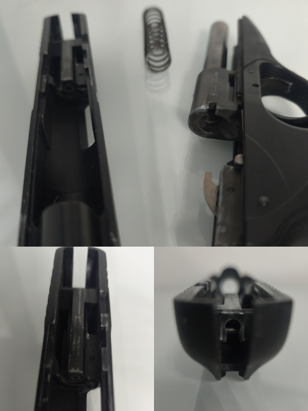 Röhm Vektor CP1 – 9 mm P.A.K. – PTB 749 – defekt / Ersatzteilspender – Bild 3