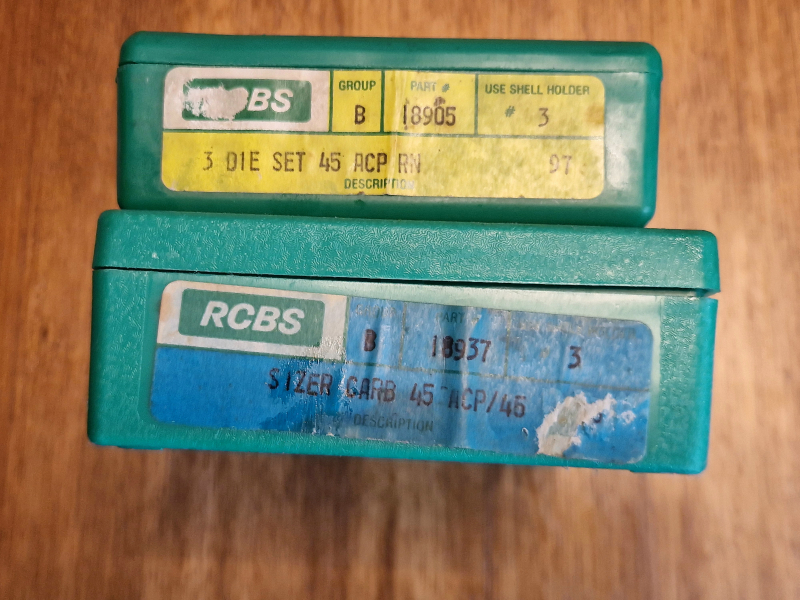 45 ACP - 45 AR und 45 Win Mag RCBS Matrizensatz 5 - teilig – Bild 3