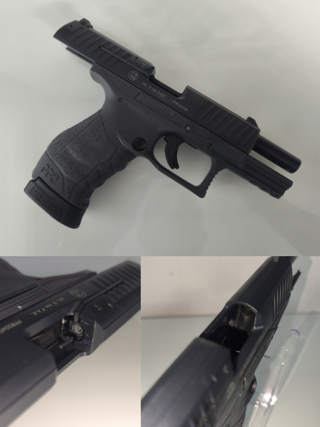Walther PPQ 9 mm P.A.K. – Tungsten Grey – ungeschossen – 17-Schuss-Magazin – Bild 3