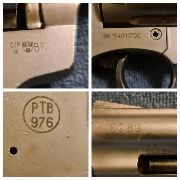 Schreckschussrevolver Röhm RG 89, 9mm RK, PTB 976 , Veloursvernickelt – imagen 5