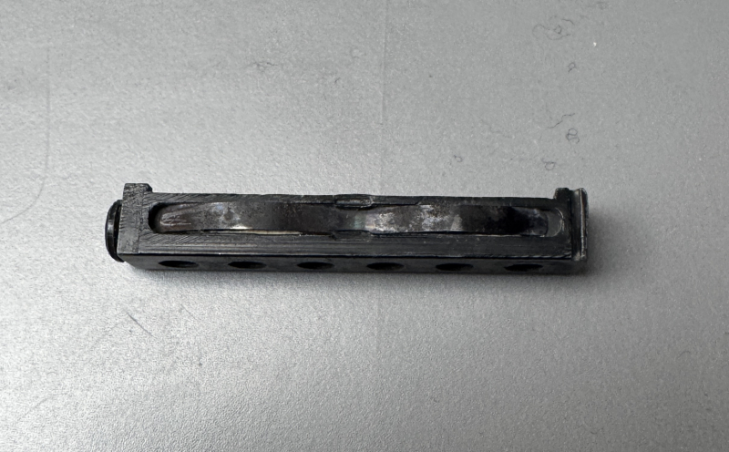 EM-GE Magazin für Schreckschusswaffe EM-GE Modell 6d 6mm Flobert Knall 6 Schuss sehr selten! – Bild 2
