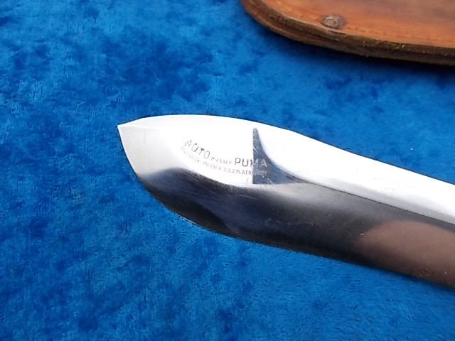 Achtung Sammler Schönes Puma Auto Messer Jagdmesser Solingen no 98 Salut Teile – Bild 3