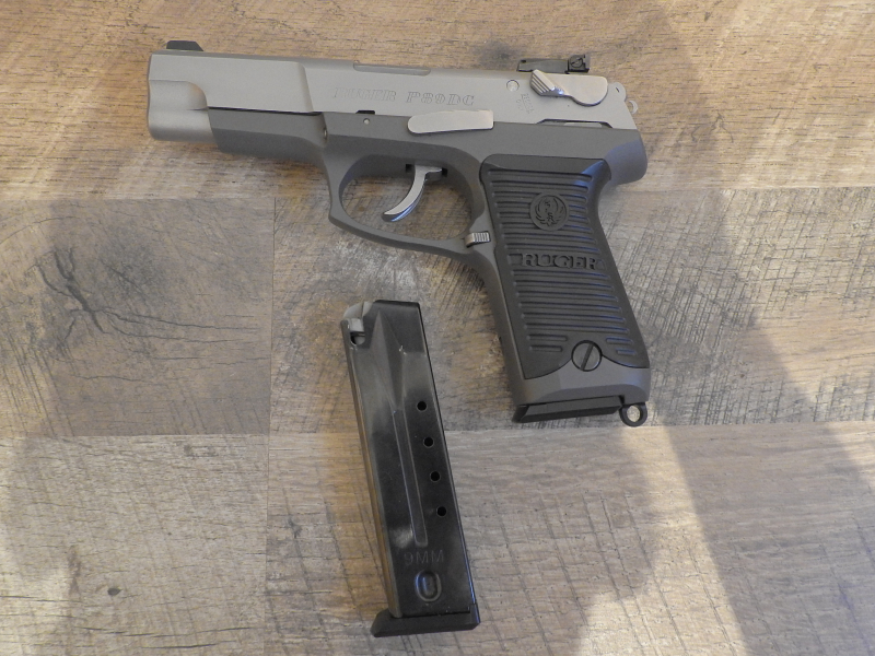 Ruger Pistole Mod.P90DC, Stainless, Kaliber 9mmLuger, sehr gut – Bild 2