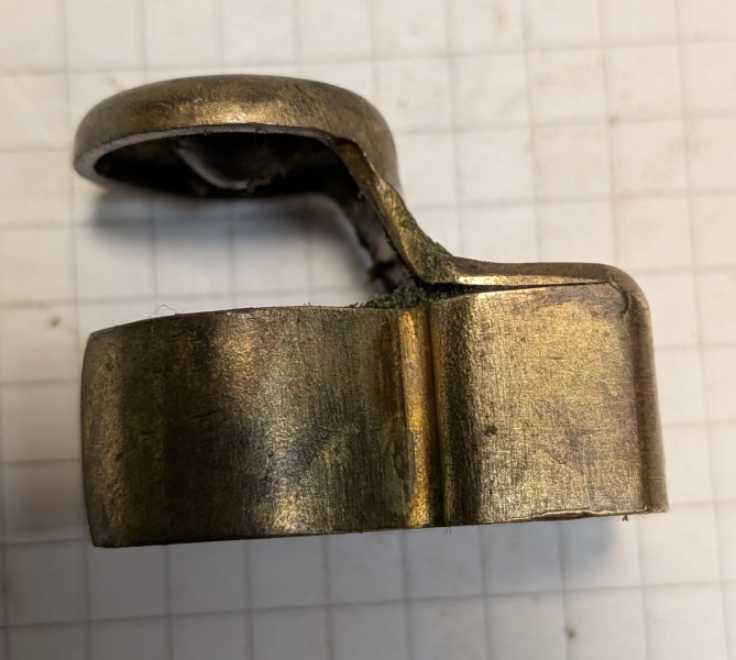 Mündungsschoner für Militärgewehr, Messing – Bild 3