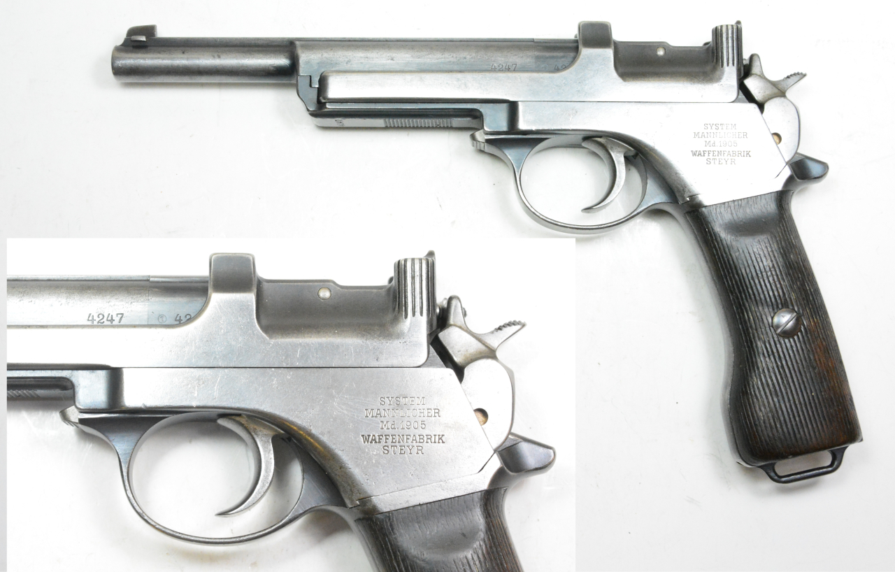 Steyr-Mannlicher Pist. M 1905 – imaginea 1