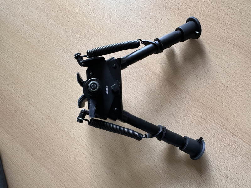 Bipod / Zweibein-Set: 1x Original Harris 1A2 Ultralight L + 1x Klon / Nachbau – Bild 6