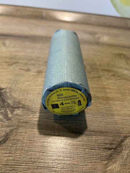 500 Stück Dynamit Nobel 4 mm Randzünder lang mit Kugel Nr. 7 – Original verschlossene Rolle – Bild 2