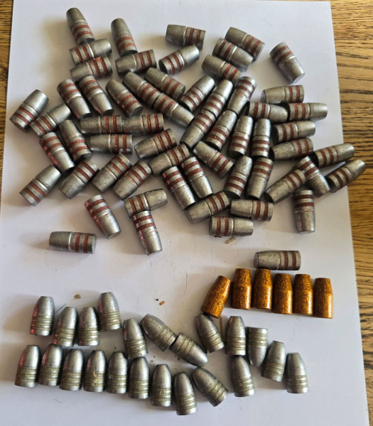 gezogene Bleigeschosse .458 Dia, unterschiedliche Gewichte, gezogen aus .45-70 und .45-120 – Bild 2