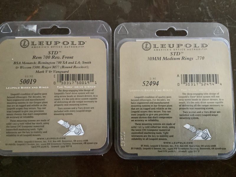 Leupold STD Montage 30mm – imaginea 2