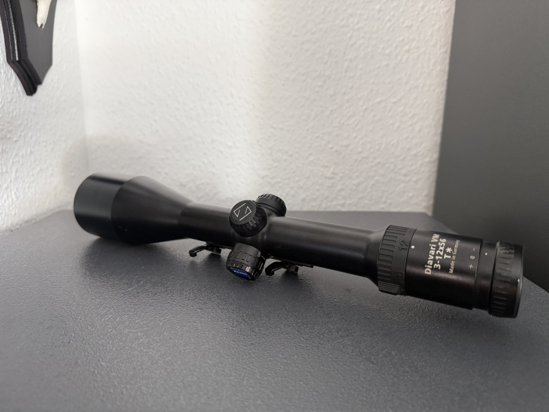 Zeiss Diavari 3-12x56 Abs. 40 m. Schiene – billede 1