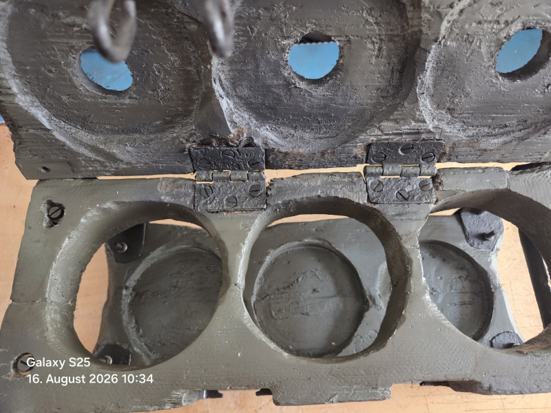 Deutsche Holzkiste für die S-Mine 35(Bombe Bodenfund Granate) – Bild 3