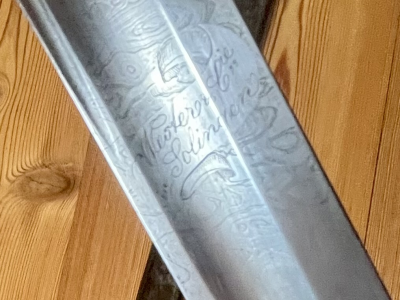 Kavalleriesäbel M1861 Danastklinge Gravur – Bild 2