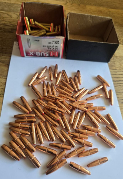 49 Hülsen .300 AAC + 80 Hornady Sub-X 190 grs – Bild 1