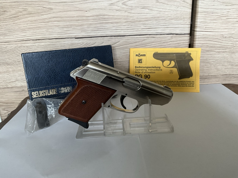 Röhm RG 90 vernickelt - PTB 575 - neu und ungeschossen – Bild 2