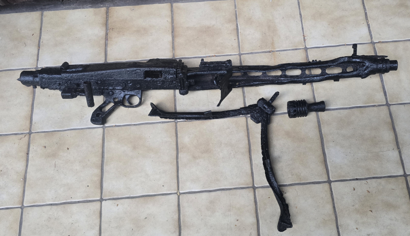 MG42 Bodenfund restauriert, WW2, WK2, Wehrmacht, 7,92, – Bild 5