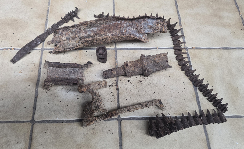 MG42 ersatzteile Bodenfund Lot 2, no K98, WW2, WK2 – Bild 2