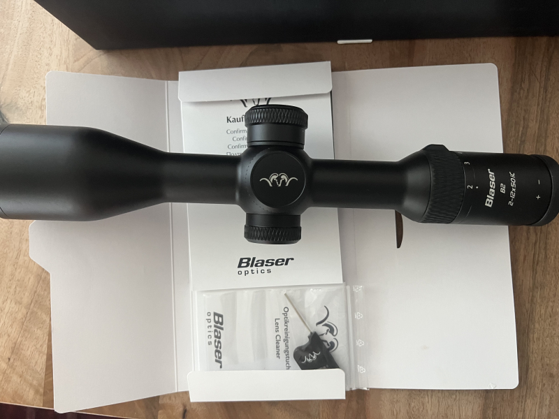 Zielfernrohr Blaser B2 2-12x50 mit Sattelmomtage – Bild 3