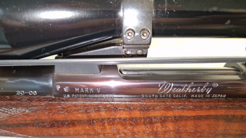 Weatherby Mark V DELUXE - 30-06 & B. Nickel Supra 3-10x52 auf Schwenkmontage – Bild 3