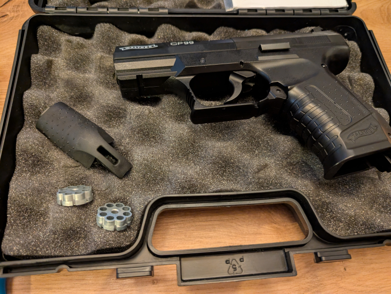 Walther CP 99 black mit 2 Trommelmagazine – Bild 2