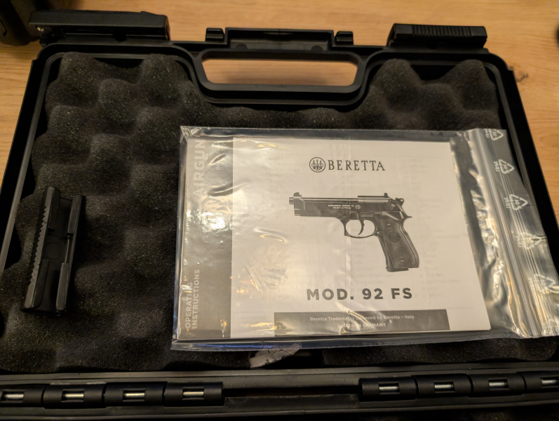 Beretta M 92 FS GLD wood grips – Bild 3