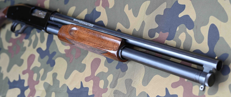 Vorderschaft-Repetierflinte Schrotflinte Mossberg 500A Kaliber 12/76 sehr schön! – Bild 5