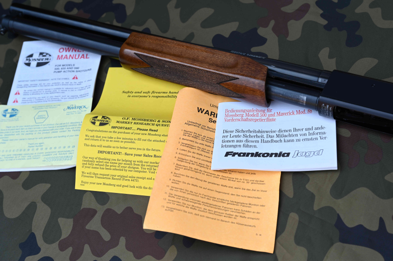 Vorderschaft-Repetierflinte Schrotflinte Mossberg 500A Kaliber 12/76 sehr schön! – Bild 3