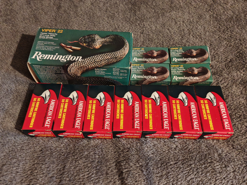 1010 Patronen .22lr Remington Viper HV + Federal AE HV – Bild 1
