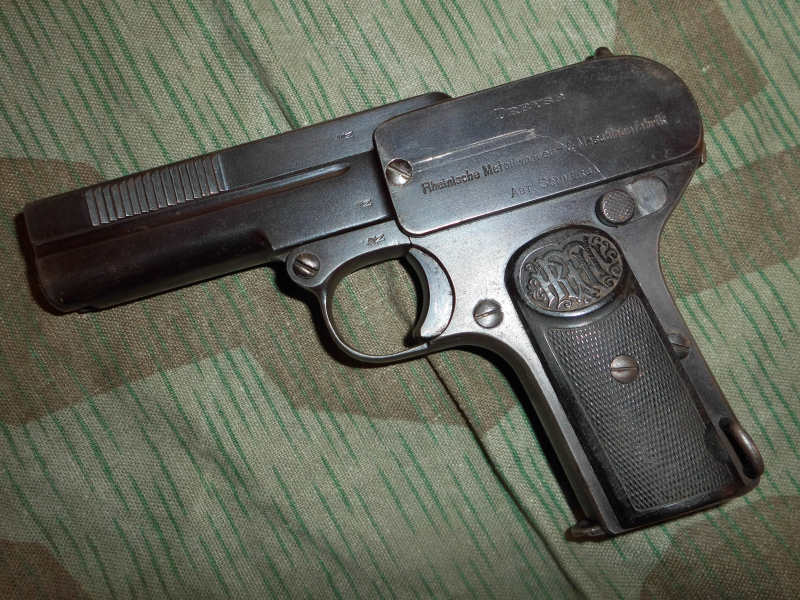 TOP 1A Dreyse Sömmerda Mod. 1907 in 7,65mm mit Holster und Ersatzmagazin TOP – Bild 3