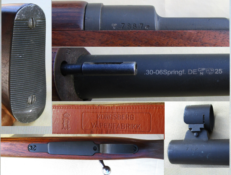 Kongsberg Scharfschützengewehr Mod. 1959 im Kaliber .30-06 Springfield Norwegen mit Dioptervisier – Bild 3