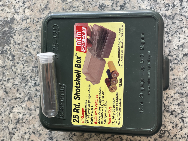 Shotshellbox inklusive 25 Fläschchen – Bild 1