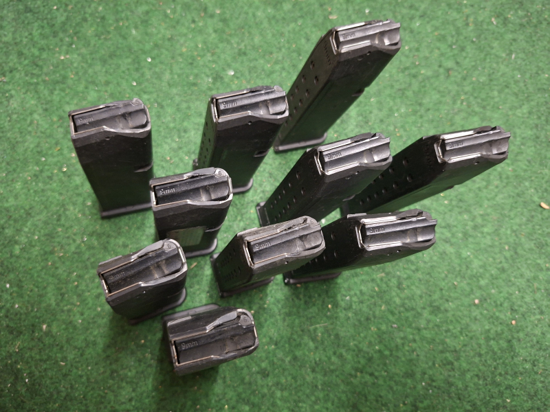 10x Originale Glock Magazine 15 Schuss 9mm – billede 3