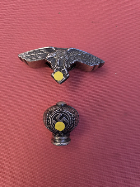 parrierstange und kopfschraube für wk2 luftwaffendolch – afbeelding 2