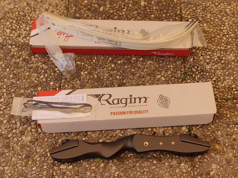 Ragim Recurvebogen Set – Matrix Evo / Wildcat Take-Down Bogen für Einsteiger – stampa 1