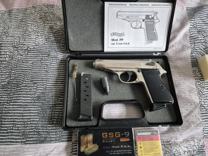 Walther PP 9mm Schreckschuss – nuotrauka 1