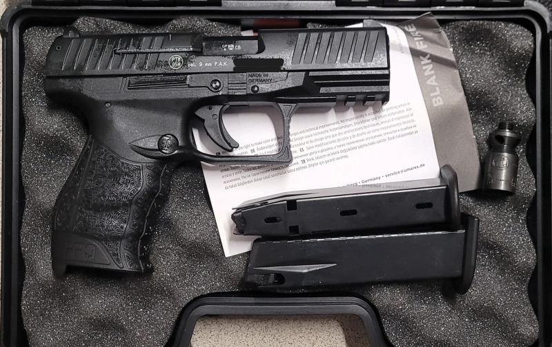 Walther PPQ 9mm PAK Schreckschuss Pistole – Bild 2