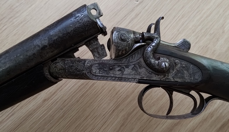 Schöne alte Jagdflinte mit Geschichte – bild 3