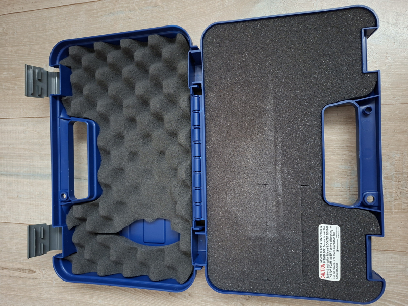 Original Smith & Wesson Waffenkoffer / Kurzwaffenkoffer (Blau) – Bild 2