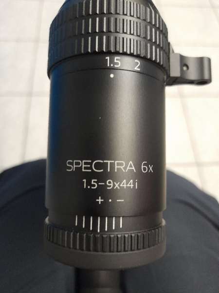 Merkel Helix RX Kal. 30.06 ZF 1,5-9x44 Leuchtpunkt Abs 4 Dentler Montage mit Wärmebildadapter – Bild 3