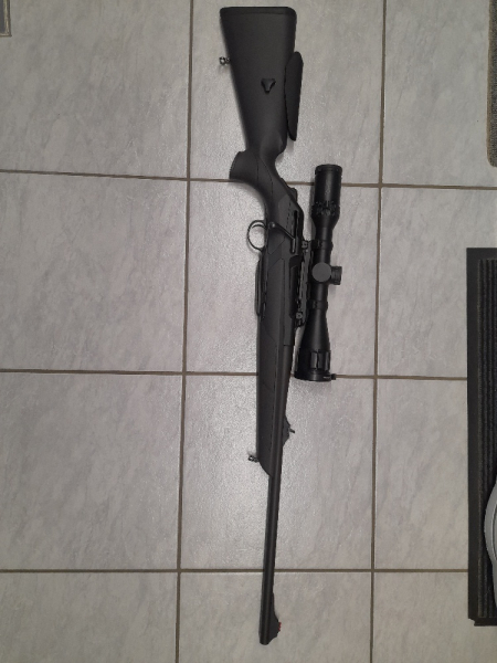 Merkel Helix RX Kal. 30.06 ZF 1,5-9x44 Leuchtpunkt Abs 4 Dentler Montage mit Wärmebildadapter – Bild 4