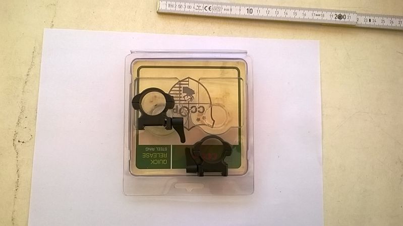 Aus Stahl! Weaver / Picatinny Ringmontage 25,4 mm BH: 9 mm – Bild 1
