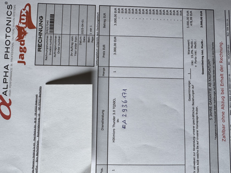 Thundet TQ50CL – billede 4