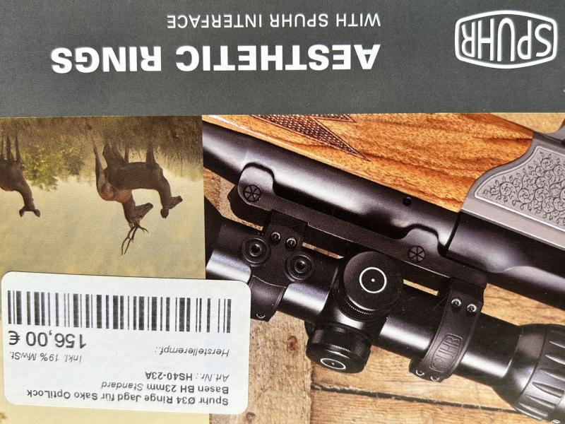 Spuhr Ringe 34 für Sako OptiLock – imaginea 2