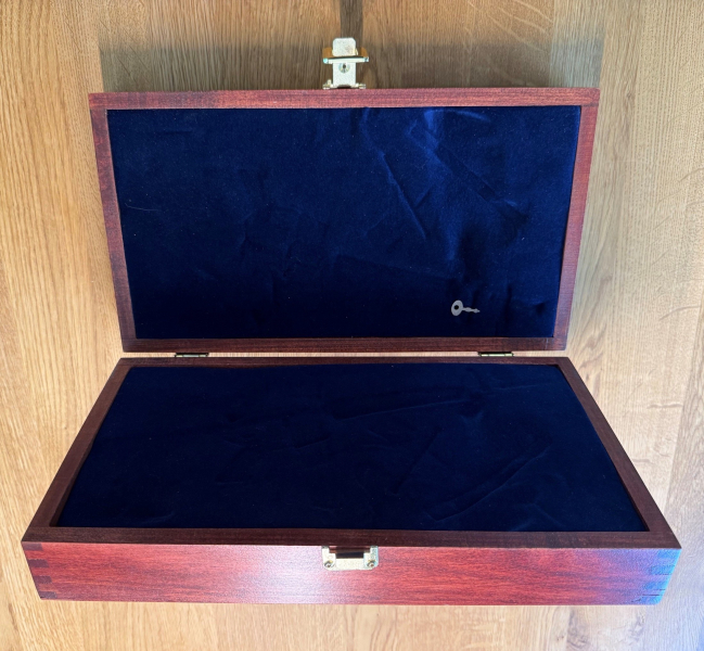 Original Smith & Wesson Holz-Präsentationsbox / Presentation Case – Vintage – stampa 4