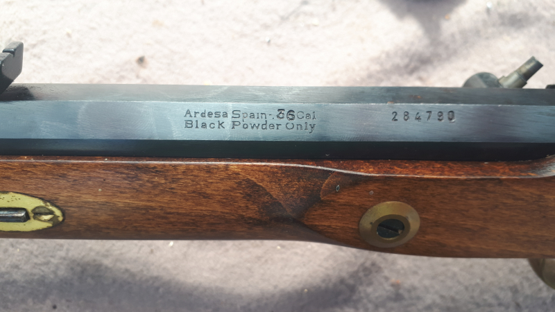 Ardesa Spain Cal.36 Black Powder Only Gewehr mit Stecher – Bild 5