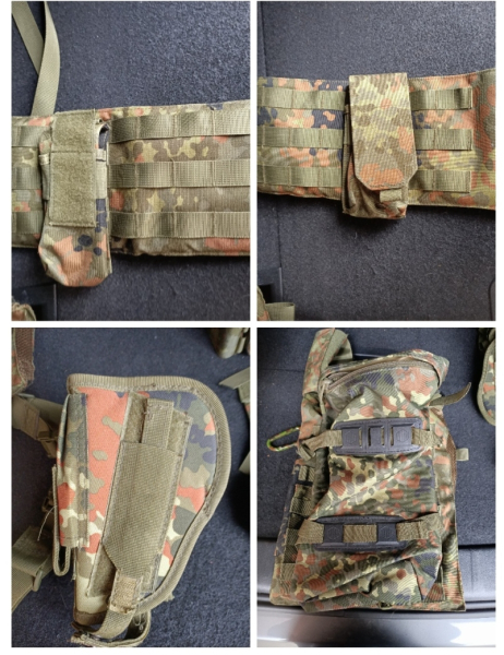 Taktische Weste Softair Paintball mit Zubehör – Bild 2