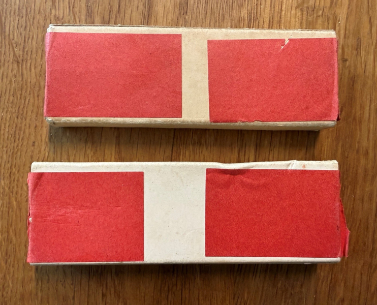 Sehr seltene historische KORTH Gaspatronen Kal. 9 mm – frühes Korth-Logo – Originalpackungen – Korth – Bild 2